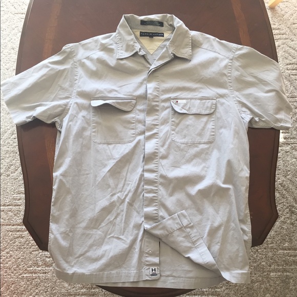 Vintage Tommy Hilfiger short sleeve button up - Picture 1 of 5
